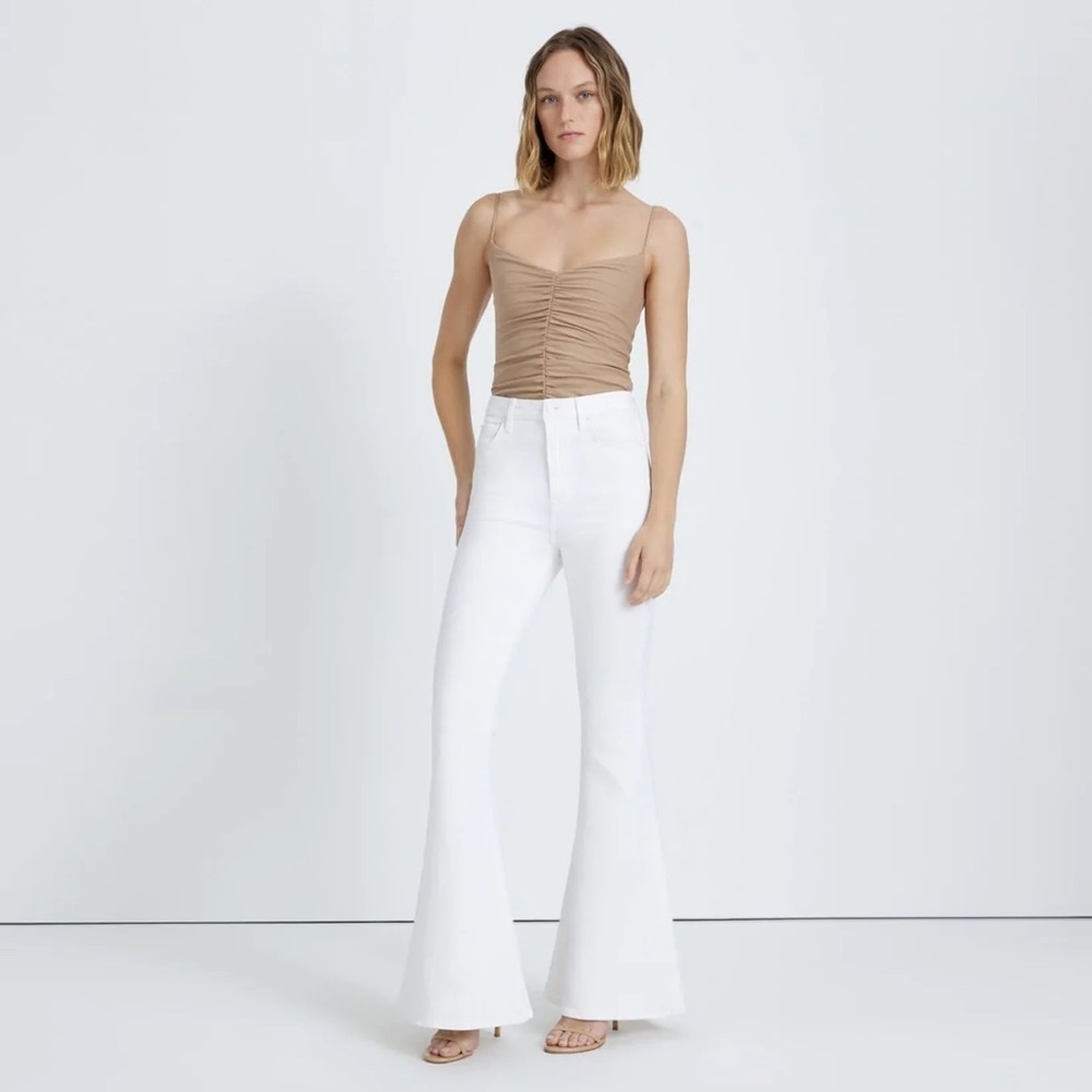 NWT - 7 For All Mankind - Mega Flare Jean in Clean White
